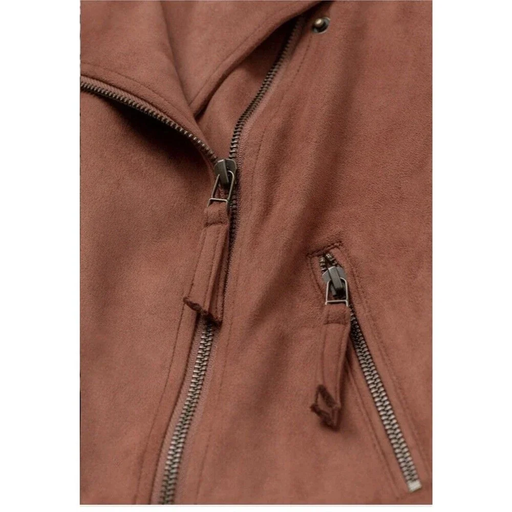 NWT Matilda Jane Girl's Faux Suede Moto Jacket Size 16 Tween